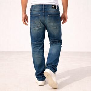 Authentic G-Star RAW Jackpant R 3D Relaxed Jeans Medium Aged 29x32 New w/tags